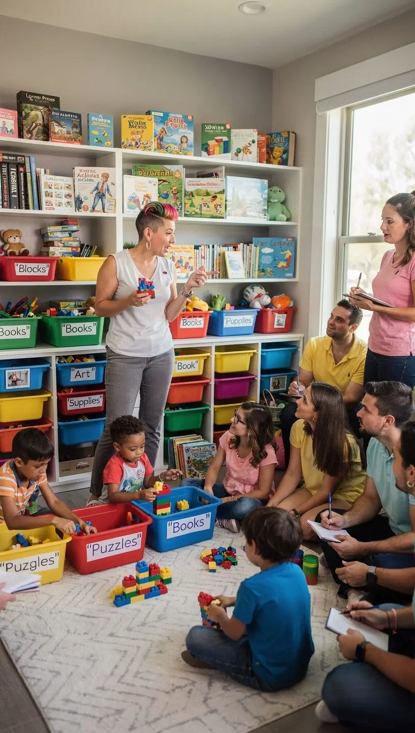 Colorful organized home spaces illustrating color psychology.