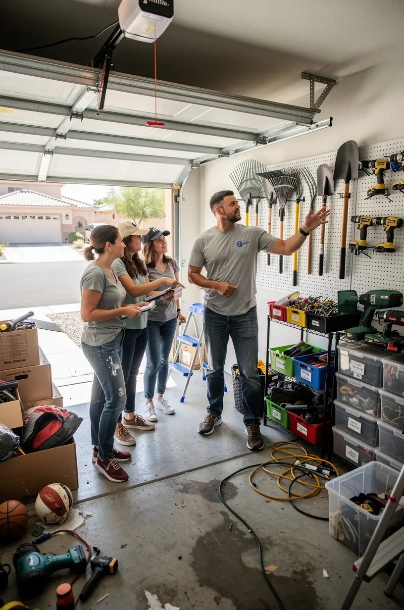 Organized minimalist space showcasing decluttering solutions